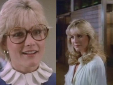 Angus MacGyver Trucs et Astuces - 2x05 La Double Piq�re - Joanna Remmings, avant et apr�s la retouche appliqu�e par MacGyver